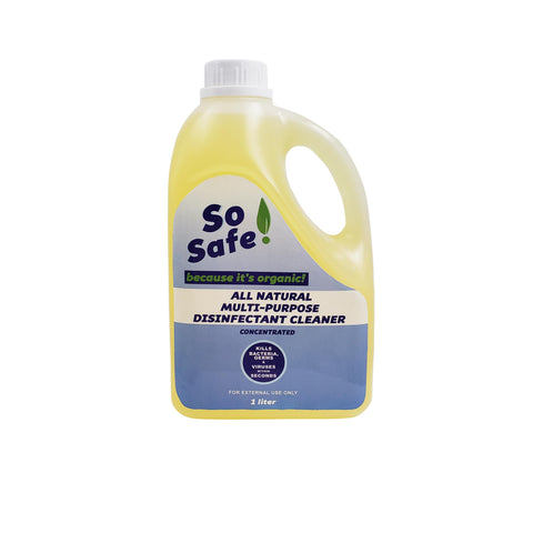 SO SAFE All Natural Multi-Purpose Disinfectant Cleaner 1L