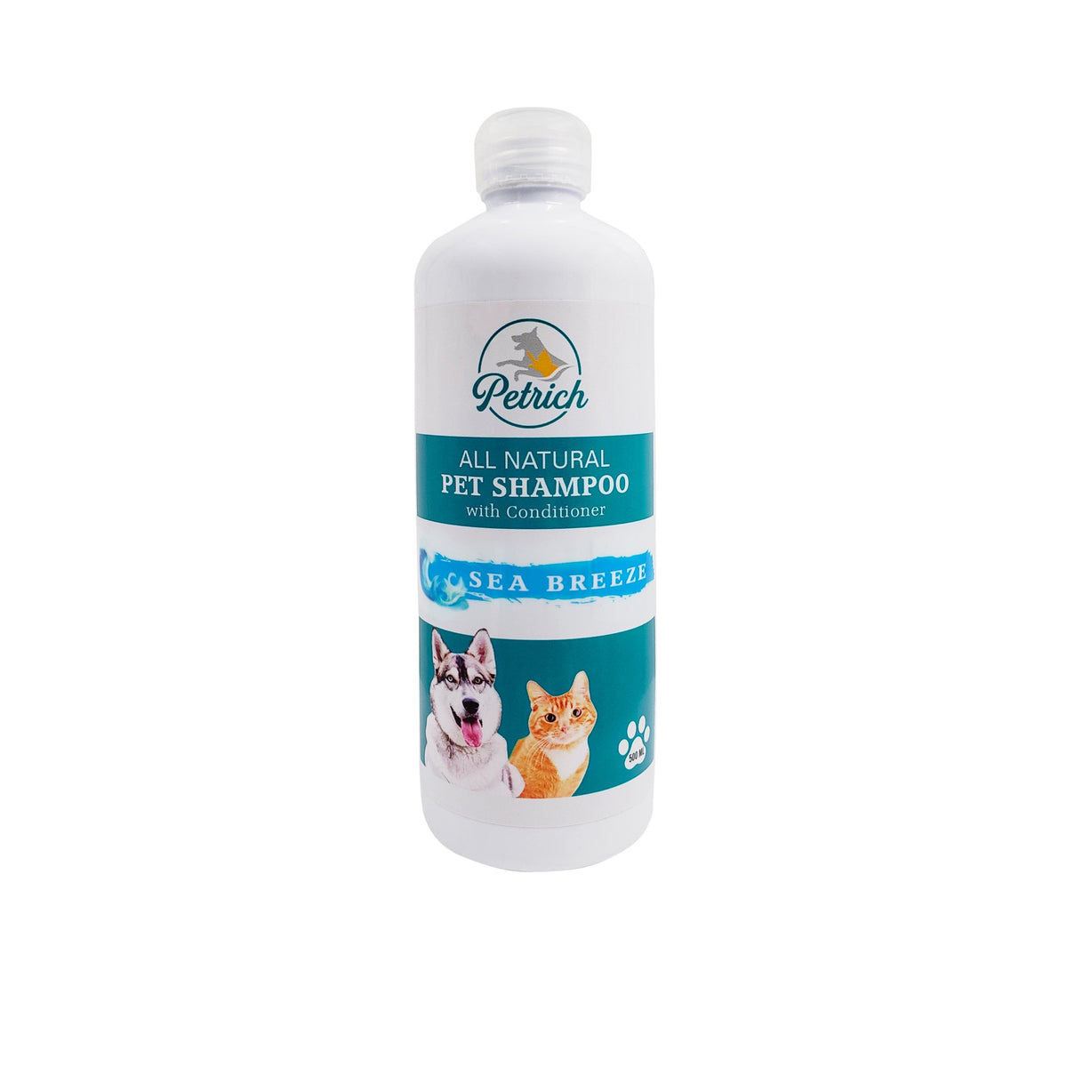 Petrish PETRICH All Natural Pet Shampoo With Conditioner Sea Breeze 500ml – The ...